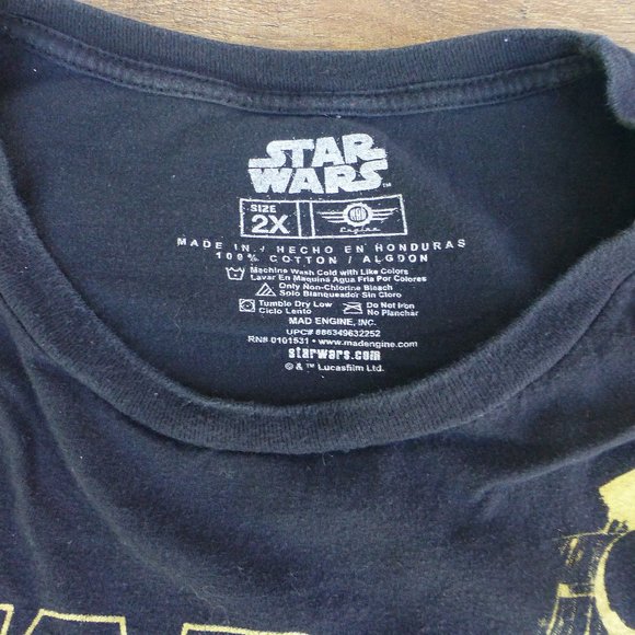Star Wars tee 2XL - Picture 2 of 3